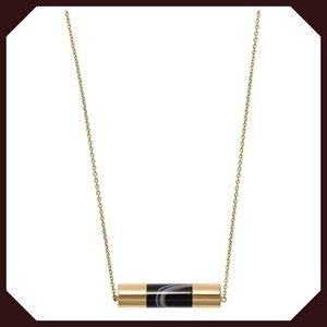 MICHAEL Michael Kors City Barrel Agate Necklace
